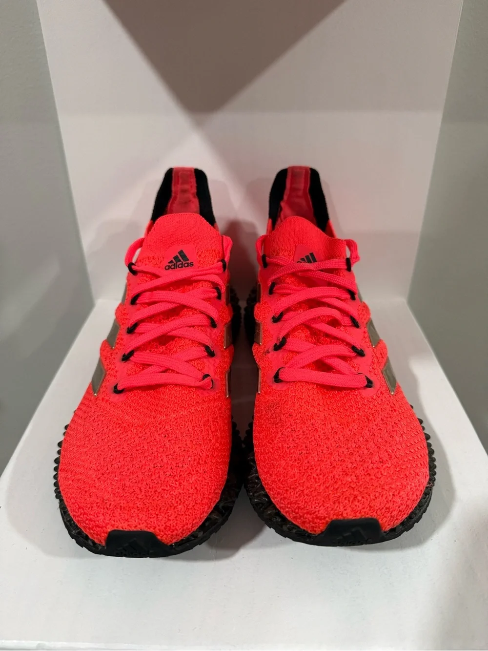 adidas Women’s Neon Pink Lace-Up Sneakers
